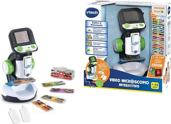 Video microscopio interattivo