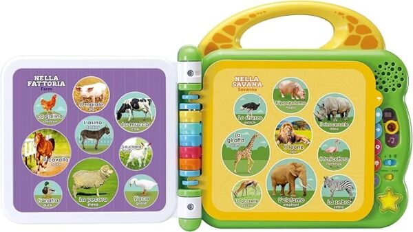 Libro illustrato bilingue: 100 animali - immagine 2