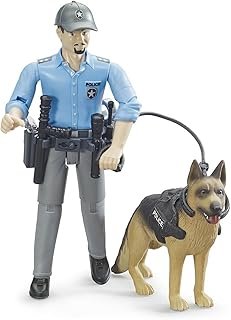 Poliziotto con cane Bruder 62150