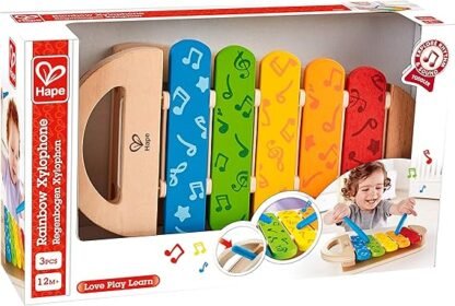 Xilofono Arcobaleno Hape E0606 - immagine 5