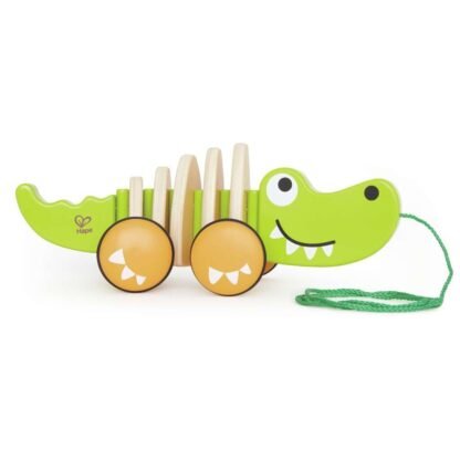 Coccodrillo da tirare Hape E0348
