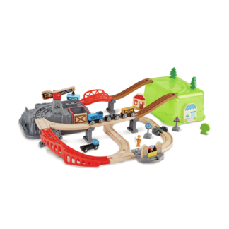 Set costruzioni ferroviarie - 50 pezzi Hape E3764