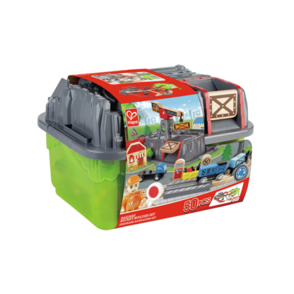 Set costruzioni ferroviarie - 50 pezzi Hape E3764 - immagine 4