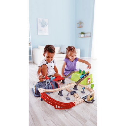 Set costruzioni ferroviarie - 50 pezzi Hape E3764 - immagine 3