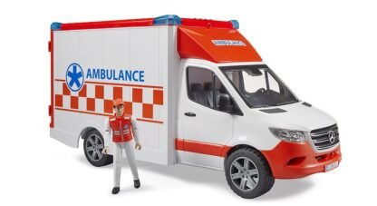 Ambulanza MB Sprinter con autista Bruder 02676 - immagine 2