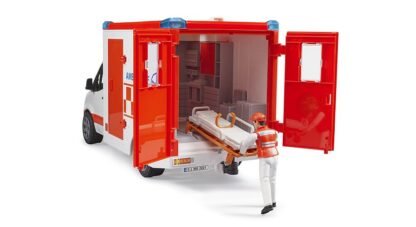 Ambulanza MB Sprinter con autista Bruder 02676 - immagine 3