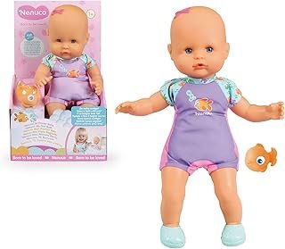 Nenuco - mio primo bagno. Bambola morbida con corpo sommergibile