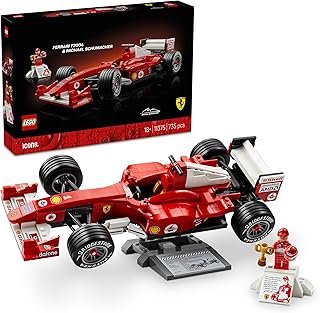 LEGO Icons Ferrari F2004 e Michael Schumacher 11375