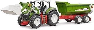 Trattore Roadmax con caricatore frontale e rimorchio ribaltabile 03452