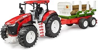 Trattore ROADMAX con rimorchio forestale e 3 tronchi 03453